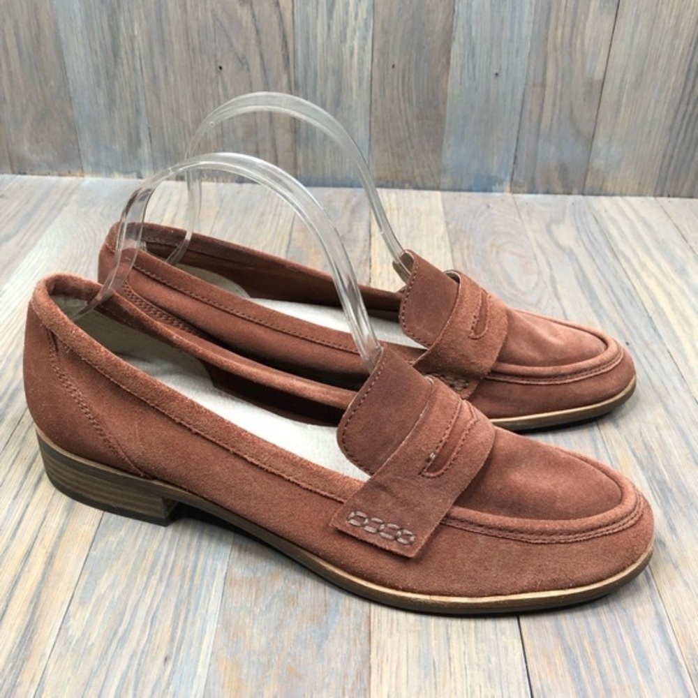 Seychelles Tigers Eye Weekender Suede Loafers 8